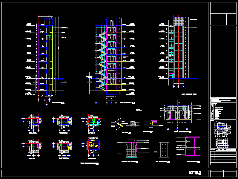 Bản vẽ chi tiết ốp đá thang máy