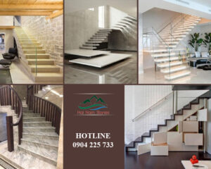 Đá ốp cầu thang