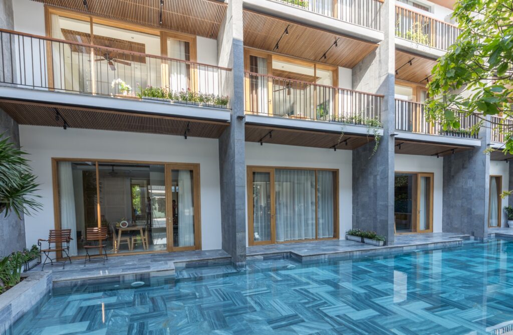 Đá sọc dưa ốp lát cho hồ bơi