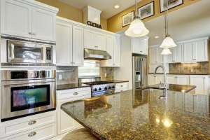 Đá granite cho tủ màu trắng