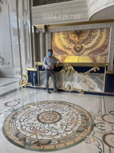 THIẾT KẾ SÀN NHÀ TỪ ĐÁ CẨM THẠCH