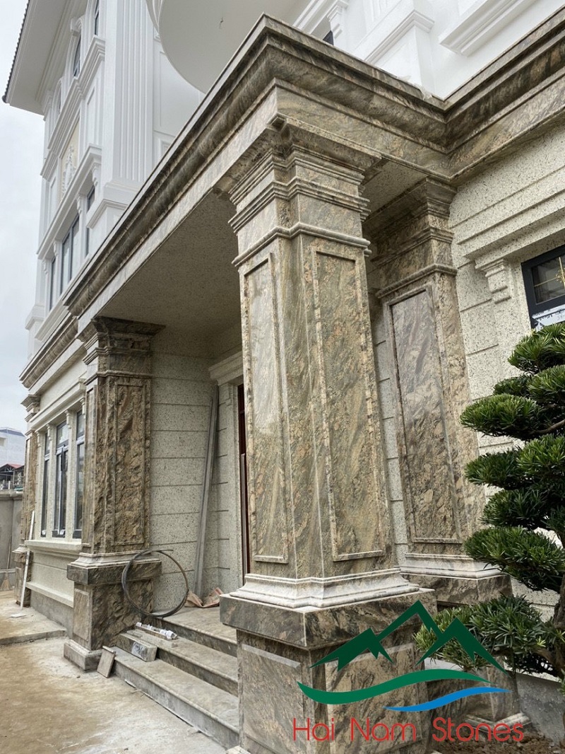 MẪU MẶT TIỀN NHÀ ĐẸP ỐP BẰNG ĐÁ TỰ NHIÊN GRANITE