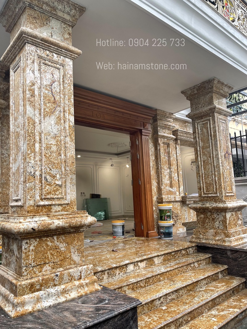 MẪU MẶT TIỀN NHÀ ĐẸP ỐP BẰNG ĐÁ TỰ NHIÊN GRANITE