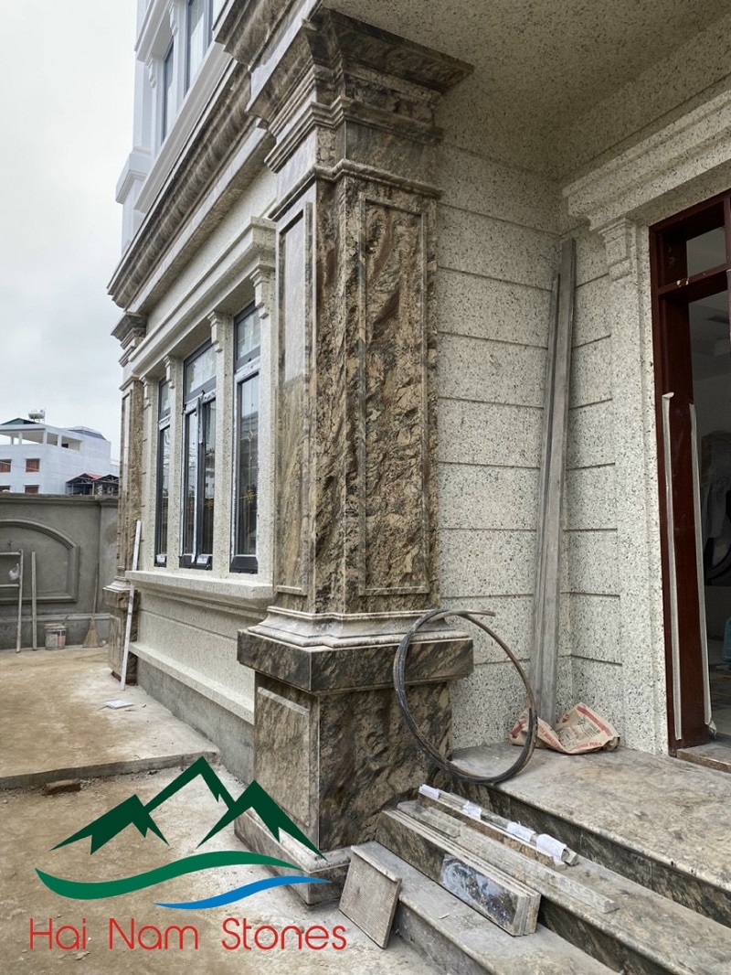 MẪU MẶT TIỀN NHÀ ĐẸP ỐP BẰNG ĐÁ TỰ NHIÊN GRANITE