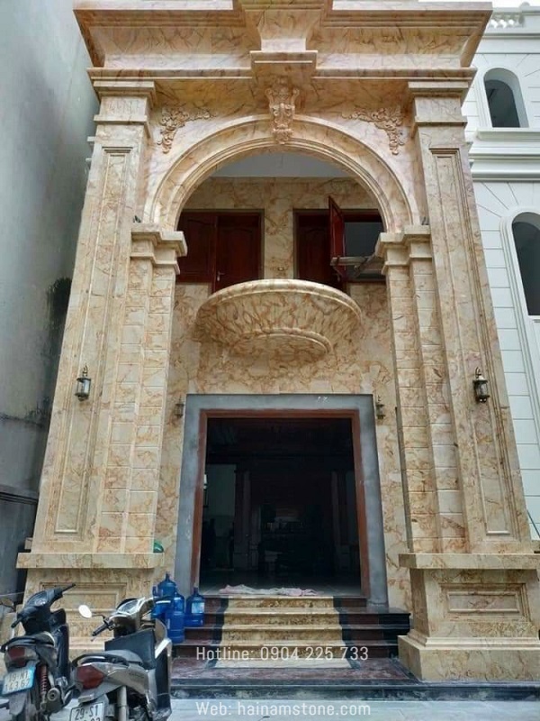 ỐP MẶT TIỀN NHÀ BẰNG ĐÁ TỰ NHIÊN GRANITE