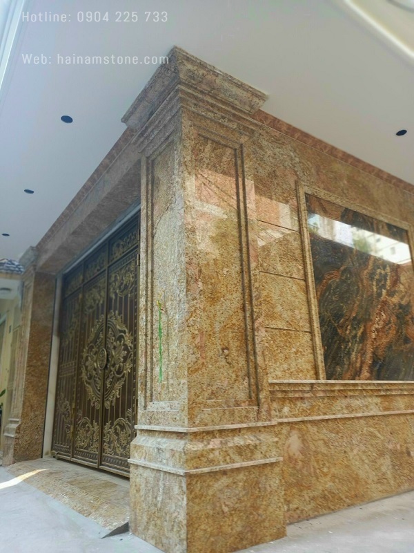 ỐP MẶT TIỀN NHÀ BẰNG ĐÁ TỰ NHIÊN GRANITE
