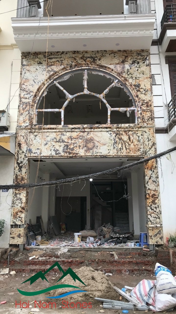MẪU MẶT TIỀN NHÀ ĐẸP ỐP BẰNG ĐÁ TỰ NHIÊN GRANITE
