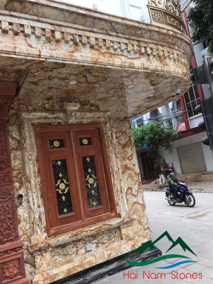 MẪU MẶT TIỀN NHÀ ĐẸP ỐP BẰNG ĐÁ TỰ NHIÊN GRANITE
