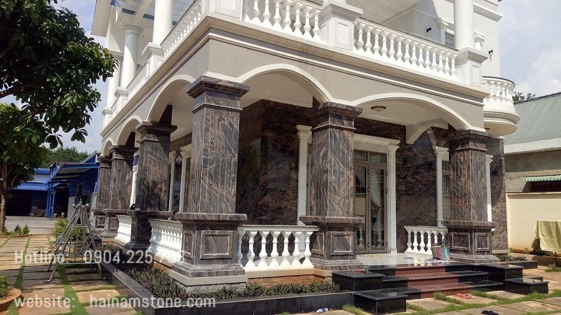 ỐP MẶT TIỀN NHÀ BẰNG ĐÁ TỰ NHIÊN GRANITE