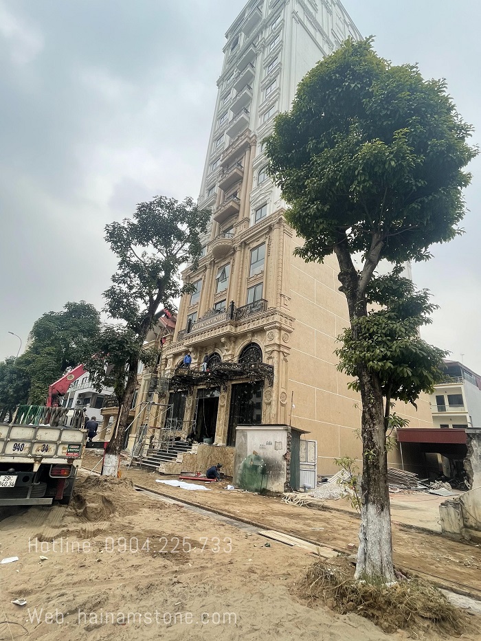 KHÁCH SẠN ỐP ĐÁ GRANITE VÀNG SOLARIUS