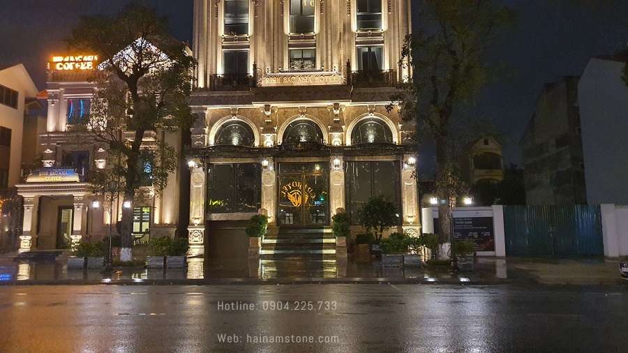 KHÁCH SẠN ỐP ĐÁ GRANITE VÀNG SOLARIUS