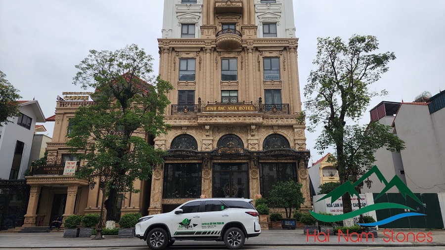 KHÁCH SẠN ỐP ĐÁ GRANITE VÀNG SOLARIUS