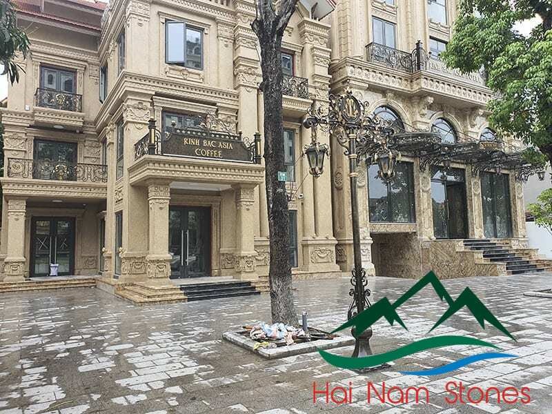 KHÁCH SẠN ỐP ĐÁ GRANITE VÀNG SOLARIUS