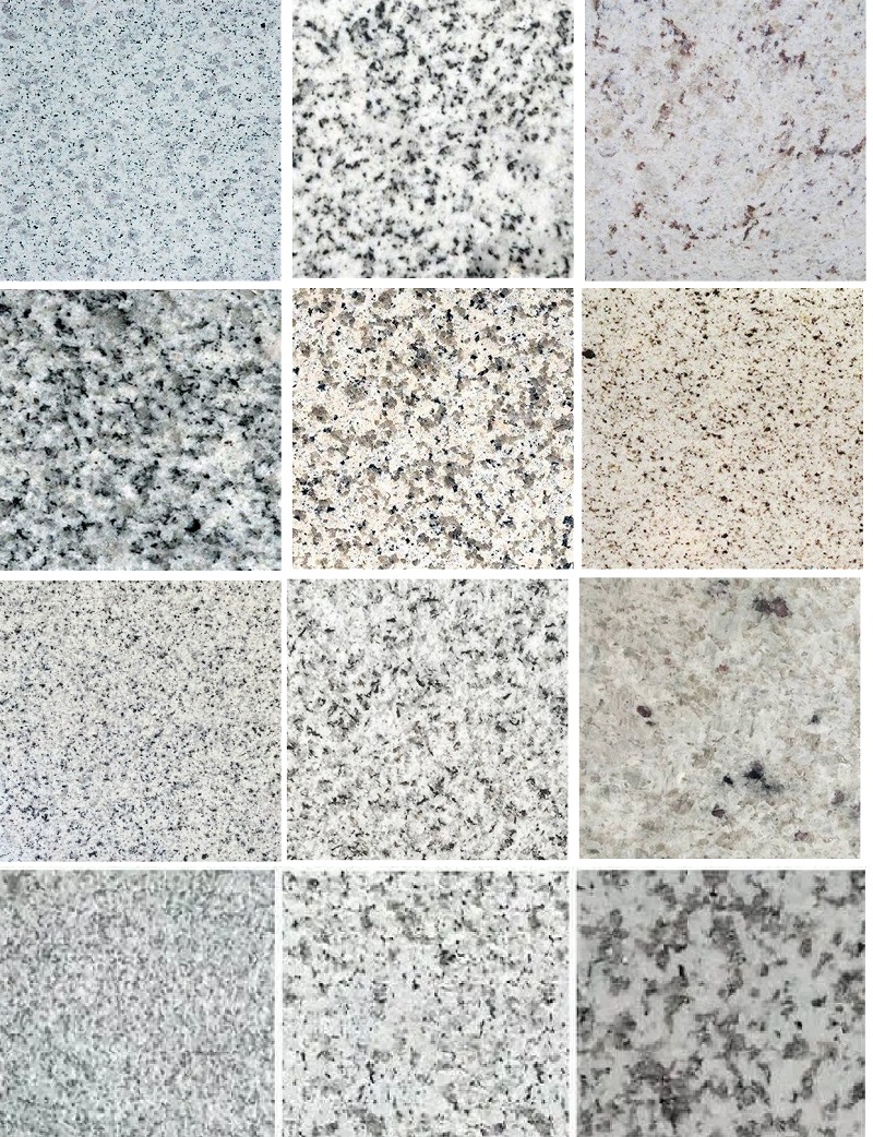 MÀU TRẮNG ĐÁ TỰ NHIÊN GRANITE
